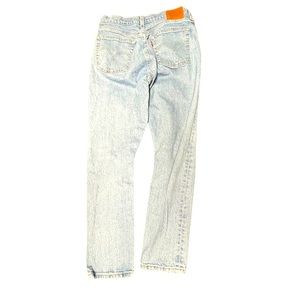 LEVI'S 501 Skinny Jeans Light Wash High Rise Button Fly Blue Women's 28